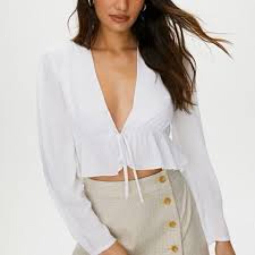 Sunday Best Kimberly White Blouse